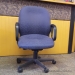 Steelcase Purple Patterned Adjustable Rolling Task Chair